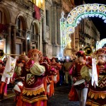 February the 1st in Via Etnea before the Saint'Agatha Festival in Catania