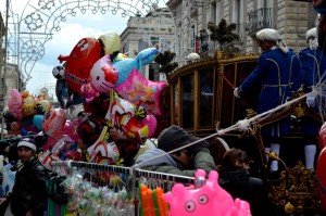 La carozza del sentato durante la festa di Sant'Agata il 3 febbraio