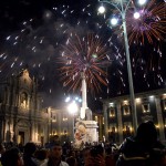 I fuochi d'artificio all'ottava il 12 febbraio - conclusione della festa di Sant'Agata