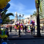 Piazza Stesicoro pronta per la festa di Sant'Agata il giorno 3 febbraio. Catania